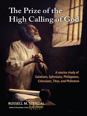 cover image of The Prize of the High Calling of God
